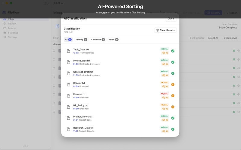 Fileflow screenshot