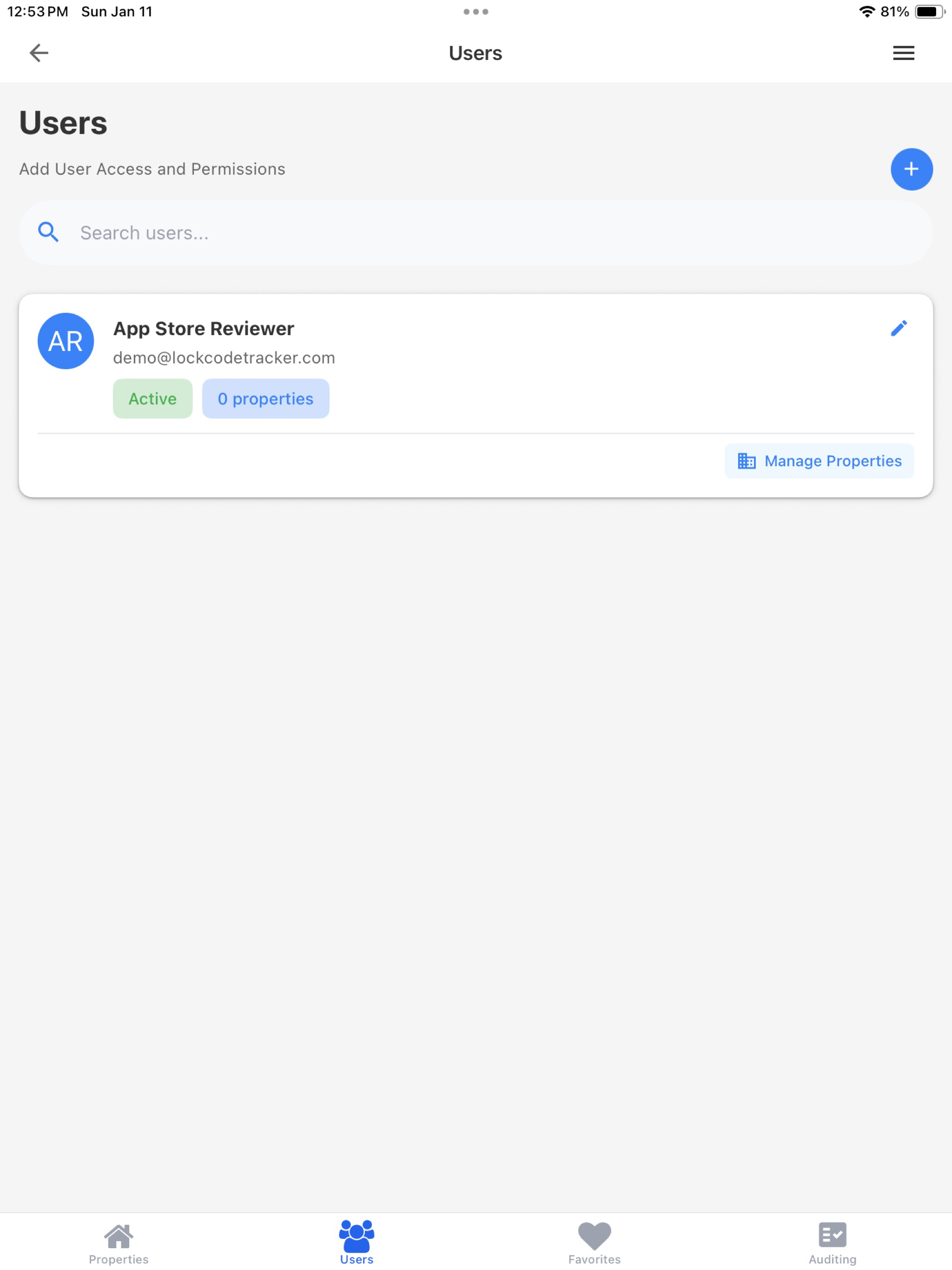 Lock Code Tracker