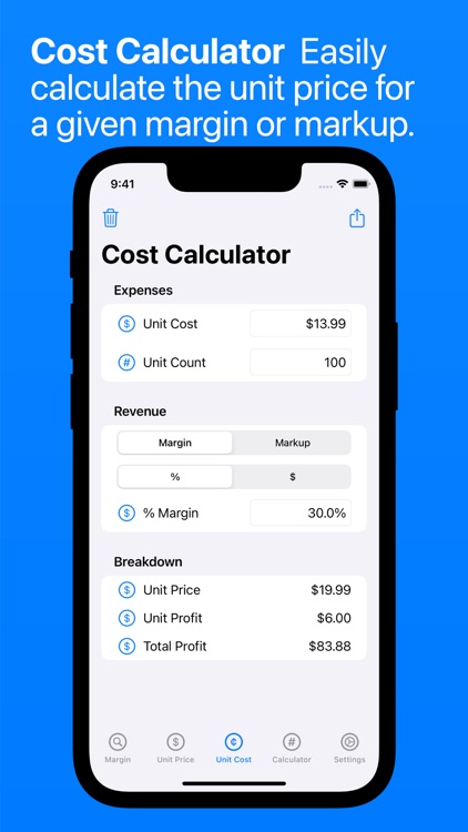 Margin Finder: Sale Calculator