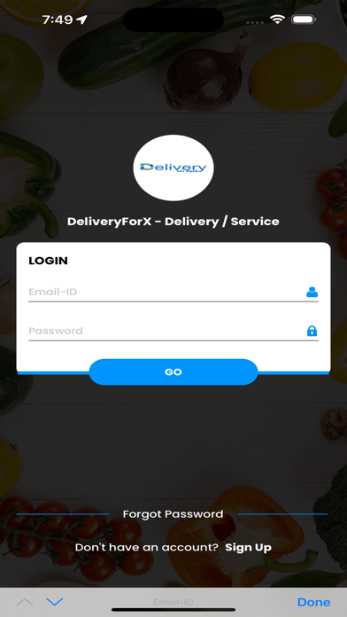DeliveryForX DeliveryBoy Screenshot