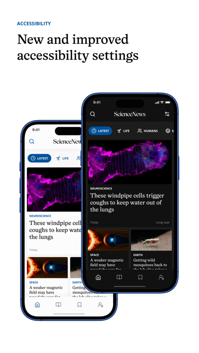 Science News Magazine Screenshot