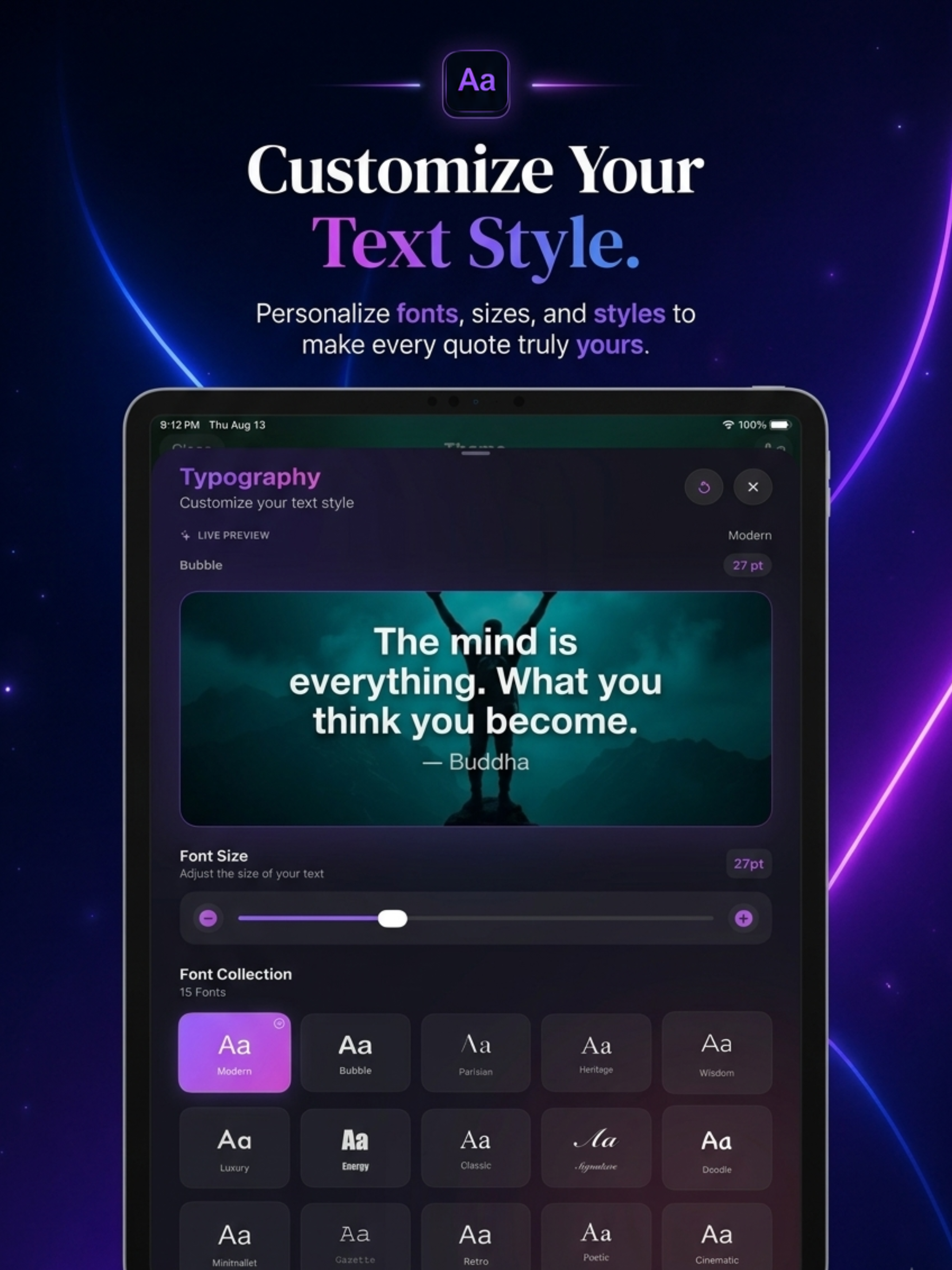 Motiv: Daily Motivation Quotes screenshot 15