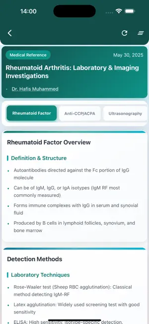 RheumEd screenshot 2