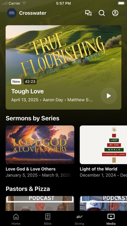 Crosswater Church App
