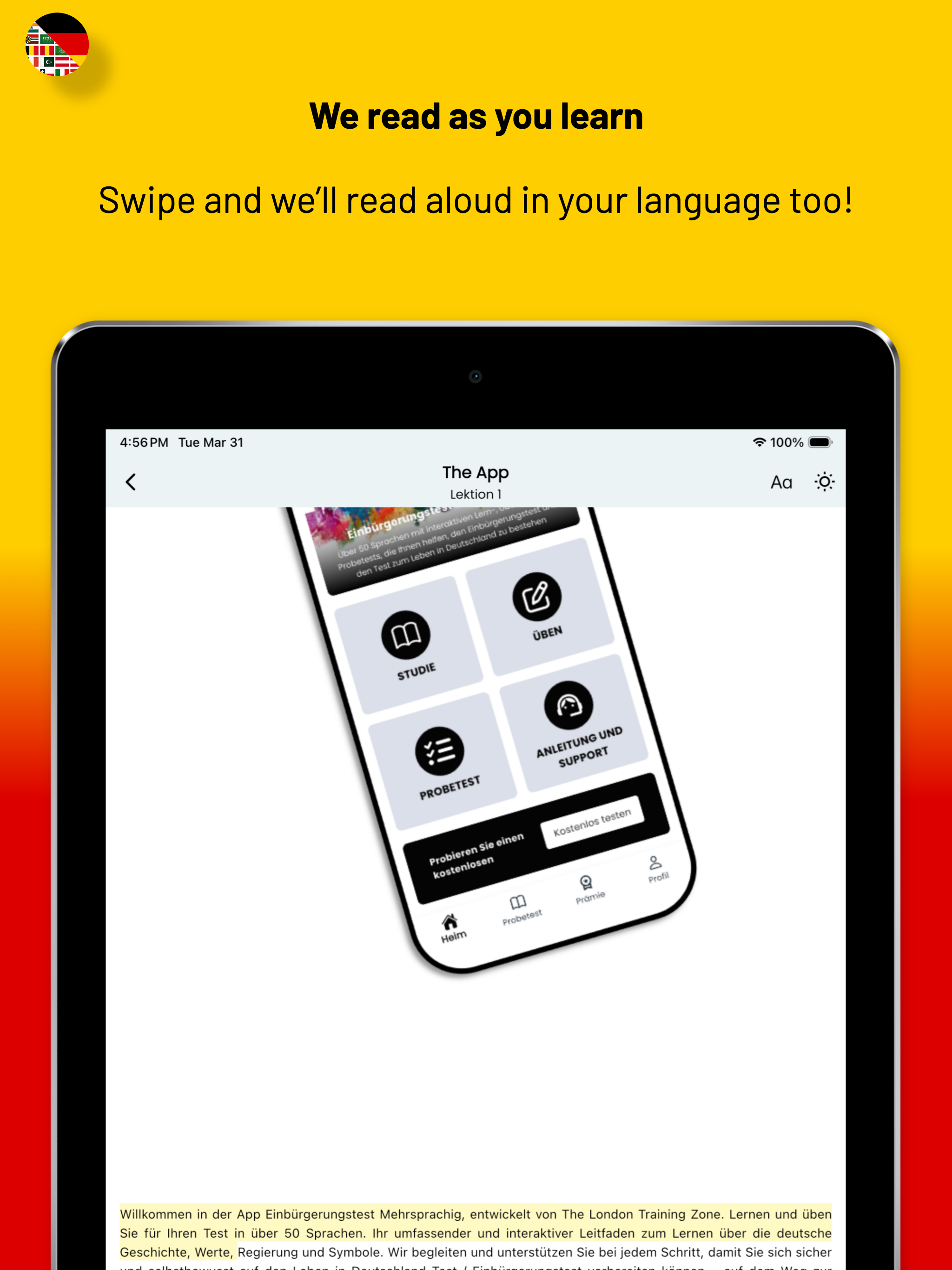 German Citizenship Test ML screenshot 15