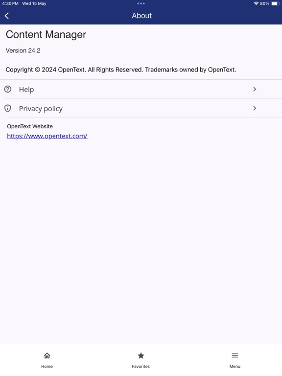 OpenText Content Manager