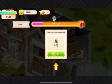 TriPeaks Manor iPad screenshot