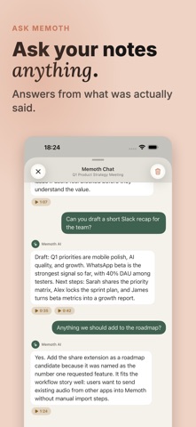 Memoth: AI Note Taker screenshot