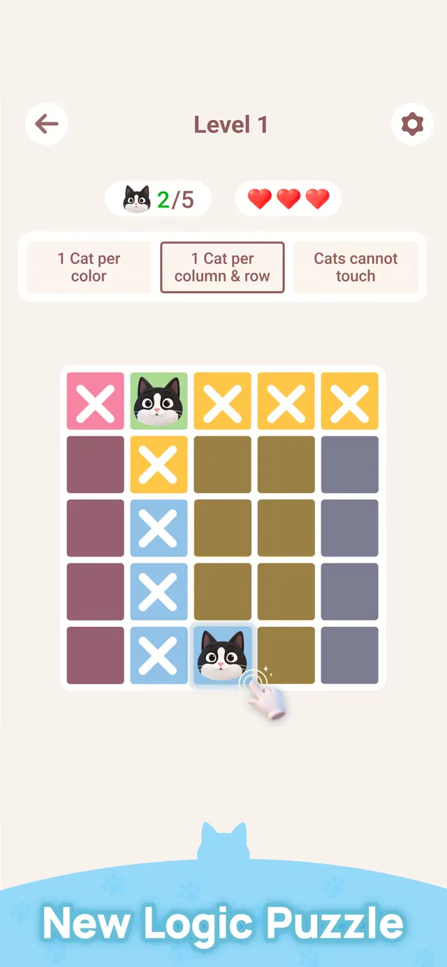 Meowdoku! screenshot 2