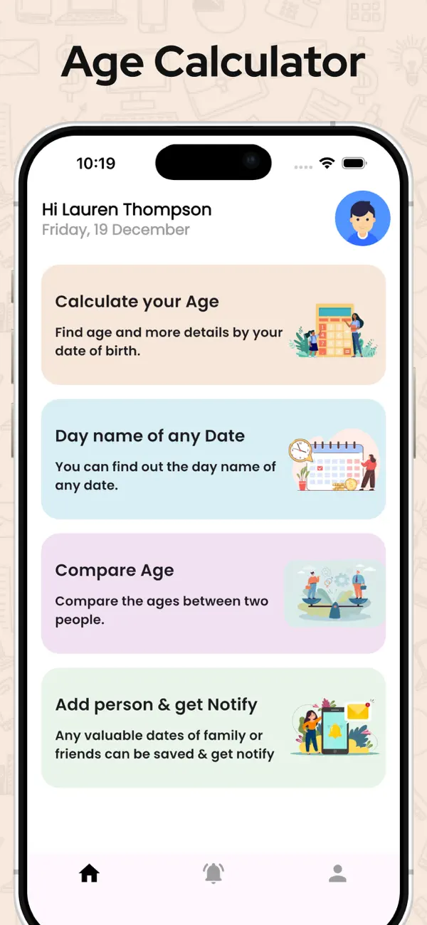 Screenshot #1 pour Age Calculator / Date of Birth