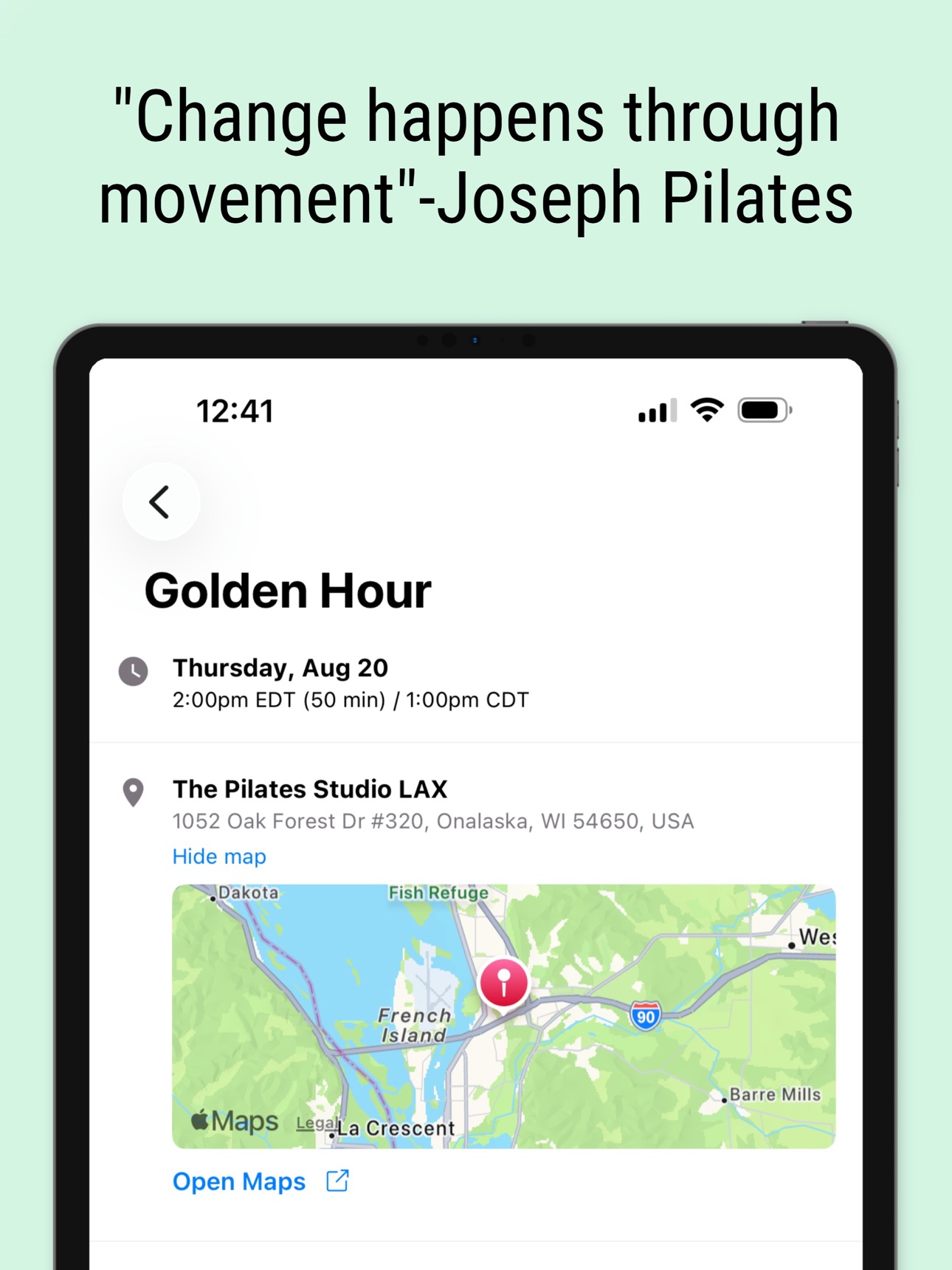 Screenshot 8 of The Pilates Studio LLC
