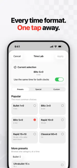 Chess Clock: Blitz Timer screenshot 2