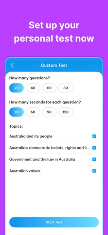 Australian Citizenship Test Ex Screenshot 3 of 7
