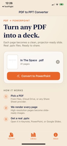 PDF To PPT Converter Pro Screenshot 2 of 5