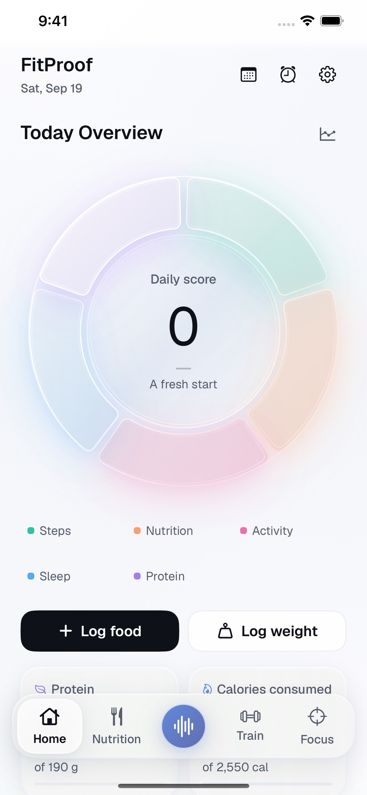 Screenshot 1 of FitProofs