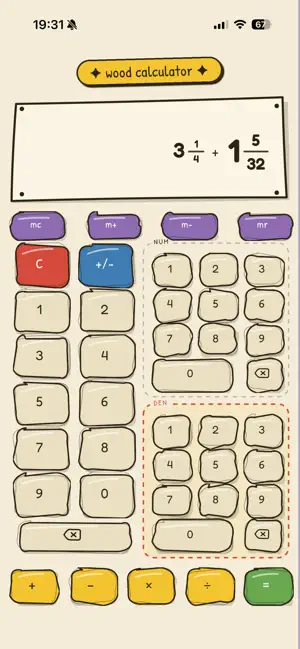 Wood Calculator screenshot 1