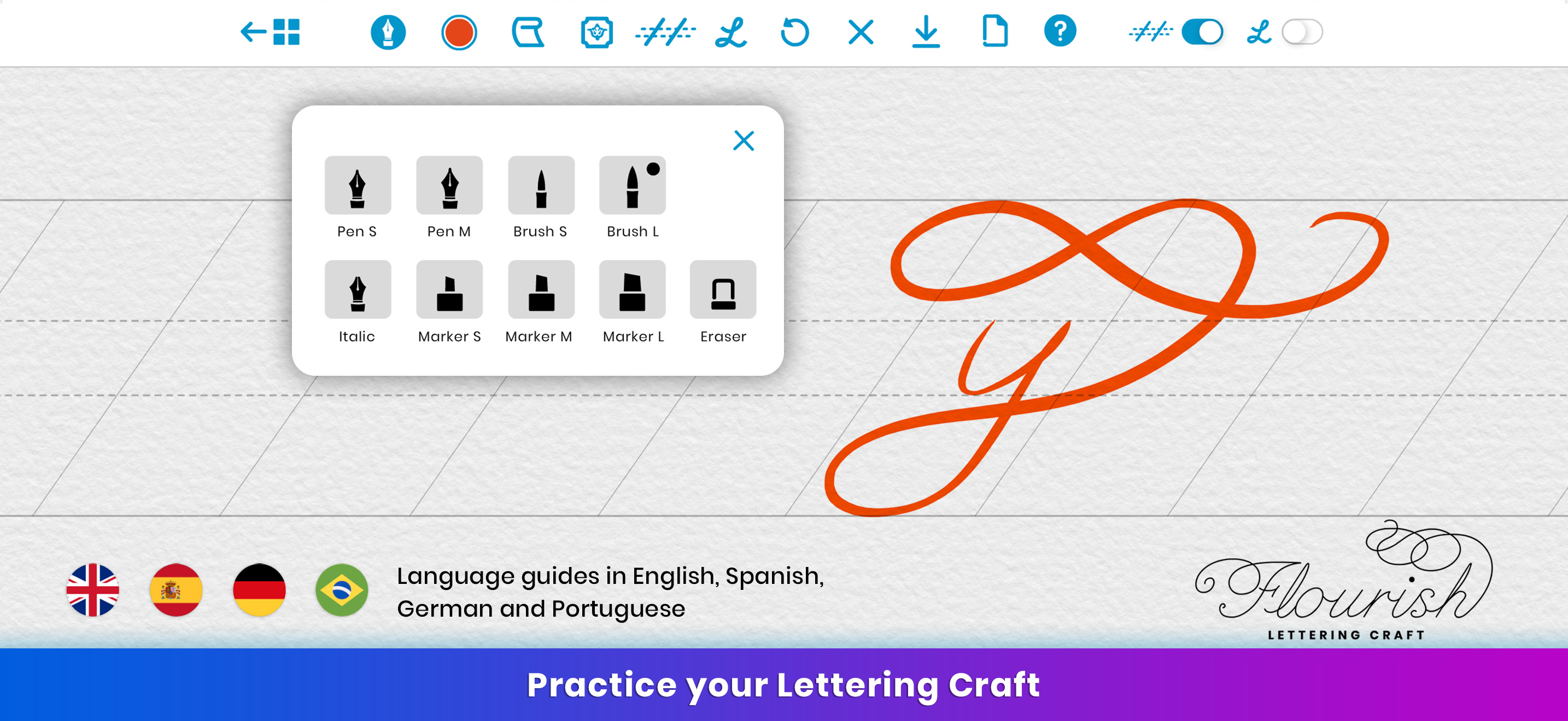 Calligraphy Tracing - Flourish