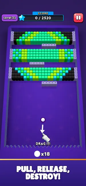 Fall Cubes: Break Them All! screenshot 3