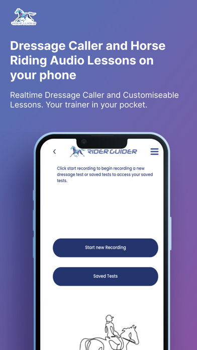 Rider Guider Equestrian App Screenshot