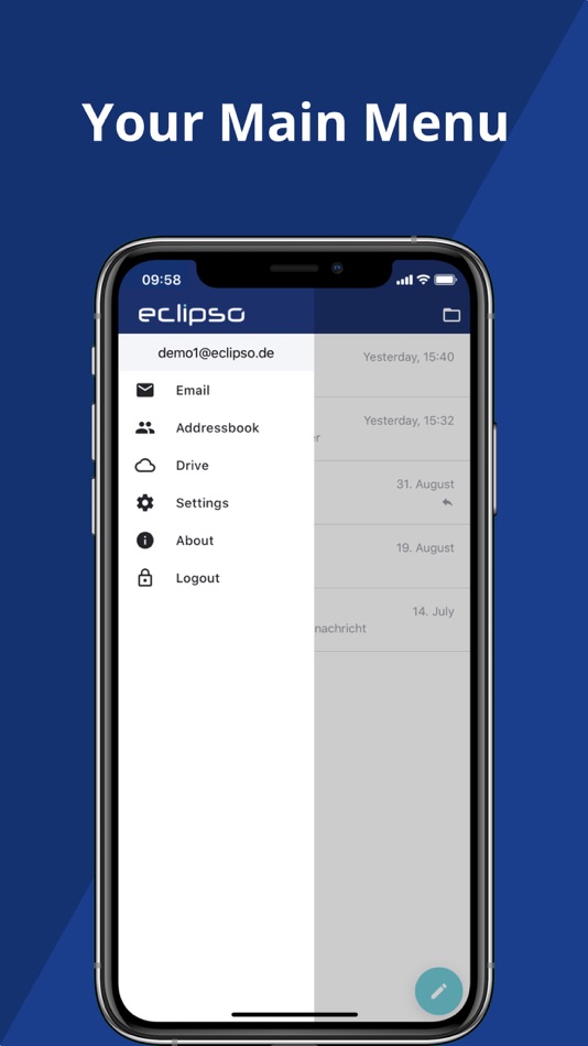 #3. eclipso Mail Europe (iOS) By: Claus-Peter Beringer