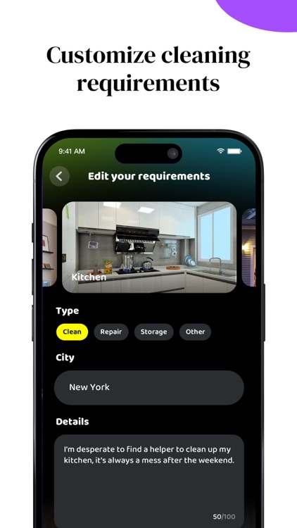 Calloe:On-demand cleaning