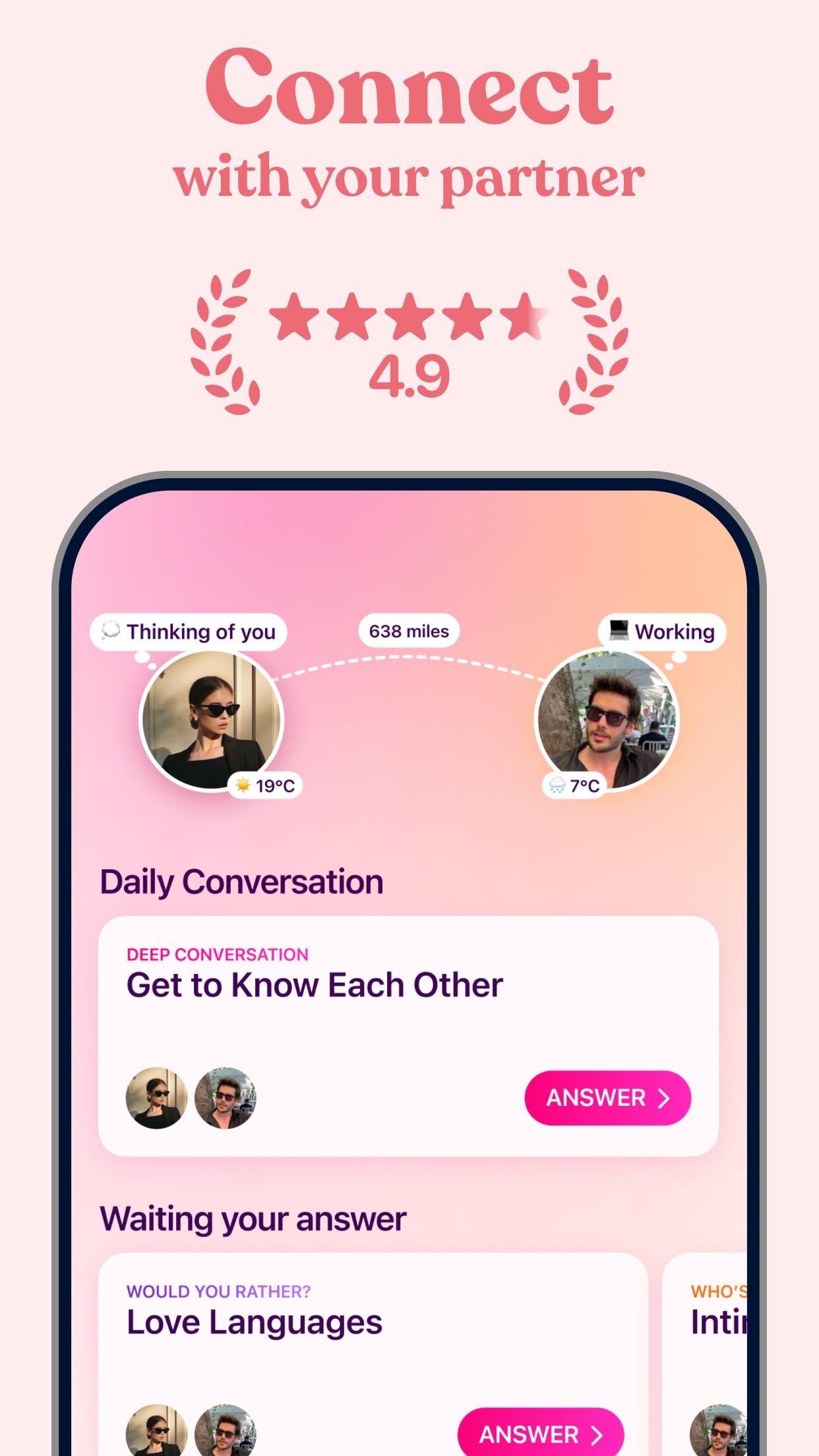 Couple Joy - Relationship App screenshot 1