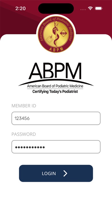 Screenshot #1 pour ABPM Mobile