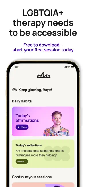 Kalda LGBTQIA+ Mental Health screenshot 1