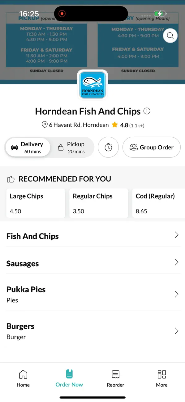 Screenshot #2 pour Horndean Fish And Chips