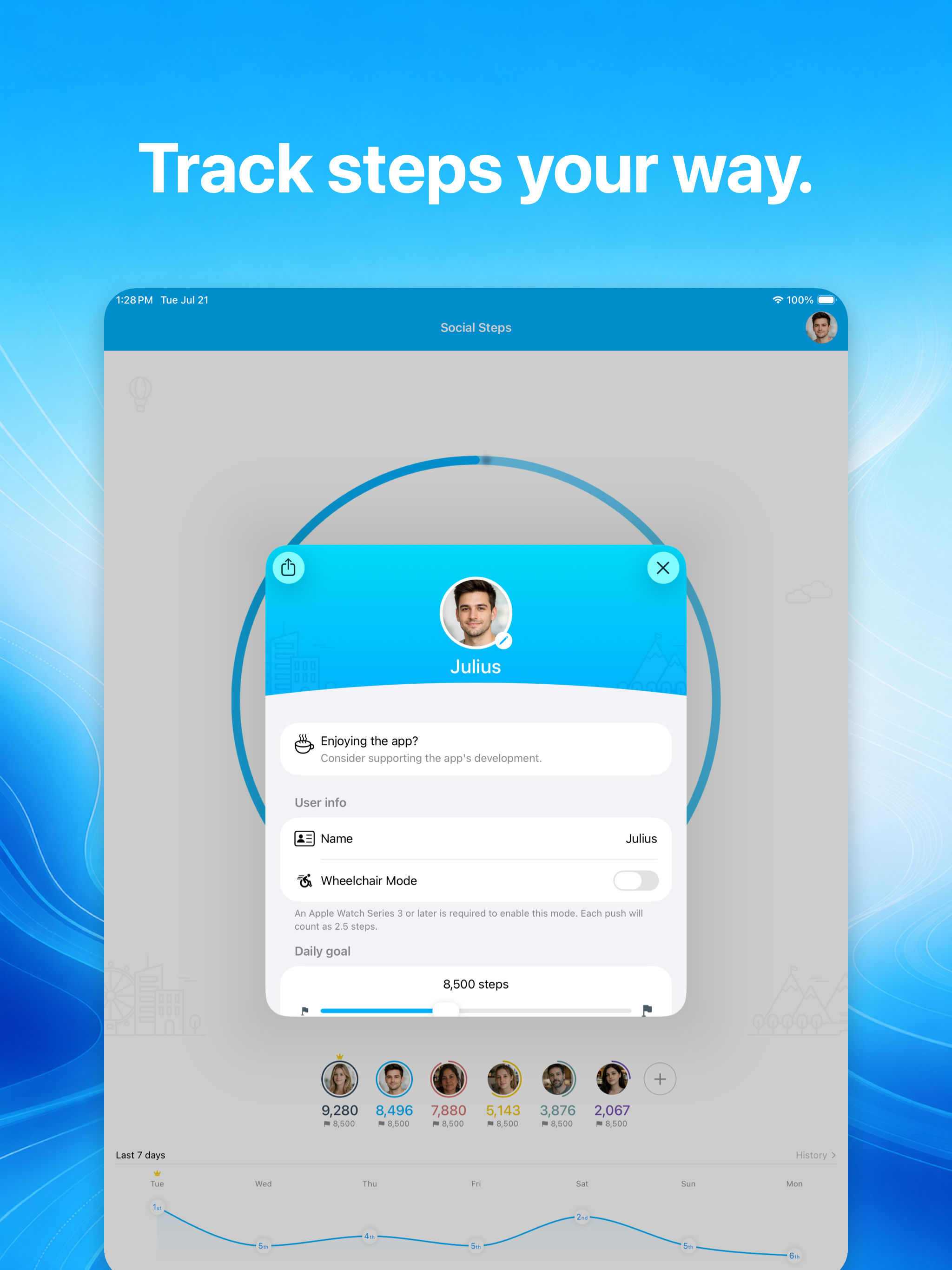 Social Steps screenshot 7