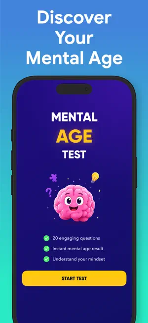 Mental Age Test - Calculator screenshot 1
