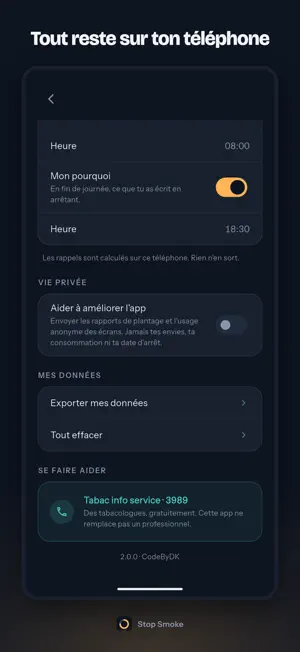 Stop Smoke : arrêter de fumer screenshot 4