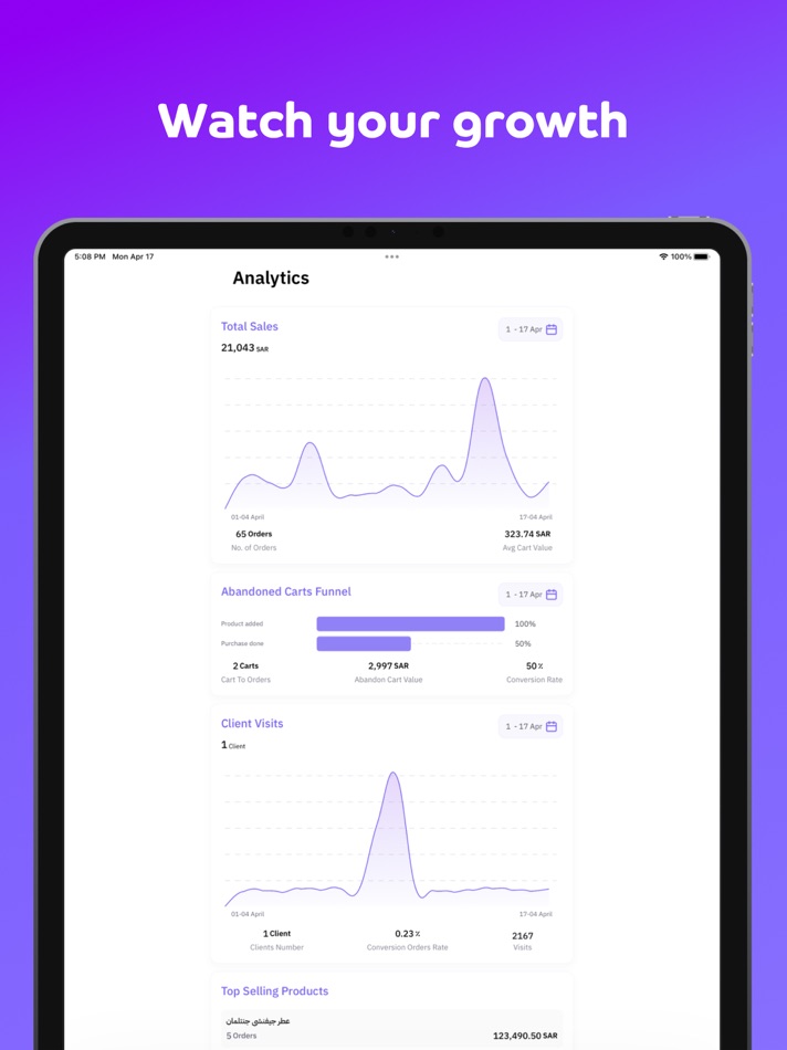 #3. Zid - Your Store on Your Phone (iOS) By: ZID HOLDING LTD