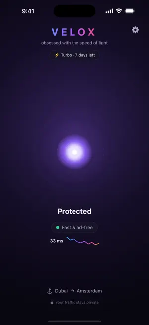 Velox VPN screenshot 1