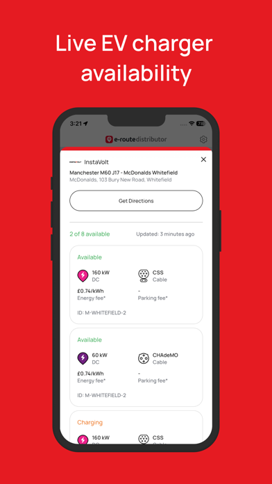 e-route Distributor iPhone screenshot