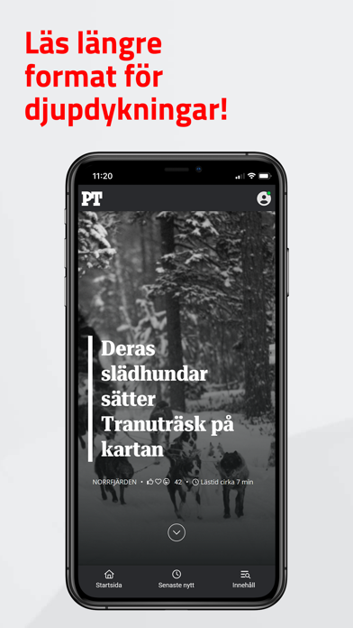Piteå-Tidningen Screenshot
