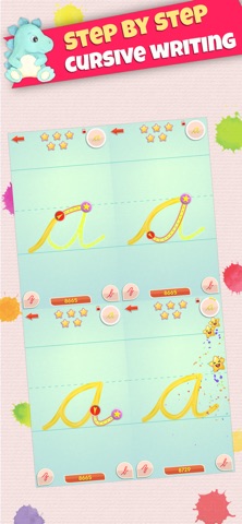 LetraKid: Cursive Writing Kids iPhone screenshot