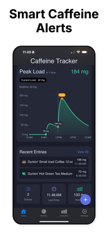Caffeine Tracker App Screenshot 7 of 10