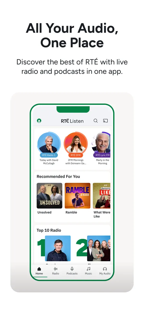 Screenshot #1 pour RTÉ Radio Player