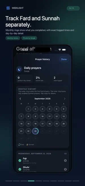 Weeklight screenshot 4