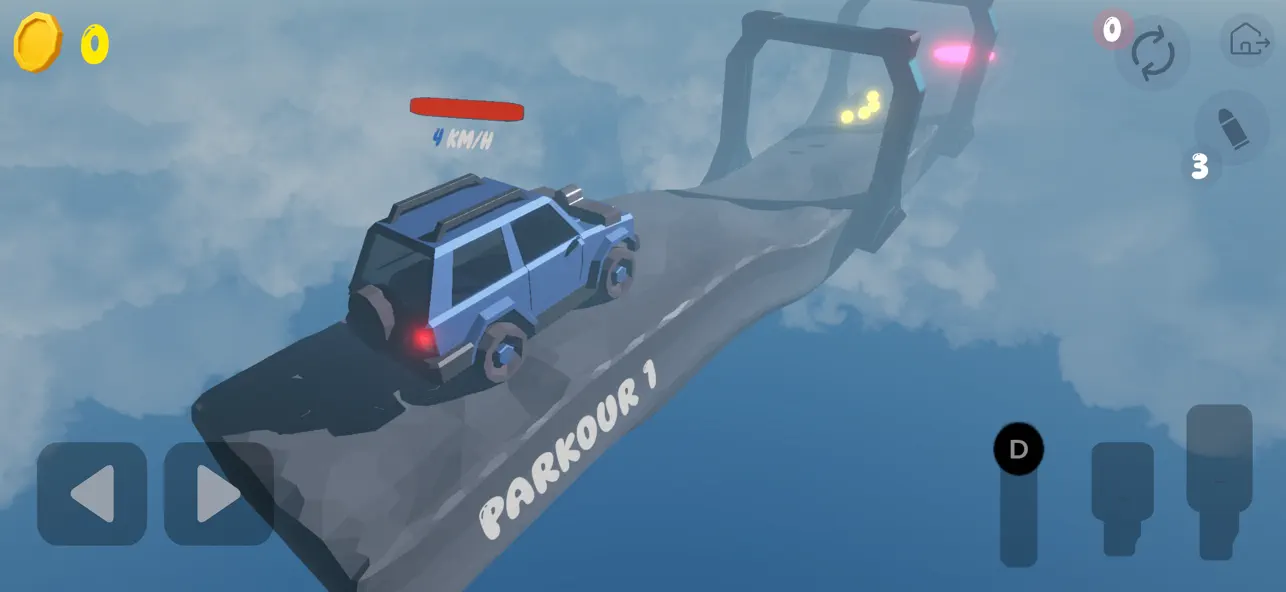Car Drive: Sky Tracks Screenshot 1