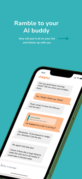 shelpful: AI for ADHD Tasks Screenshot 1 of 9