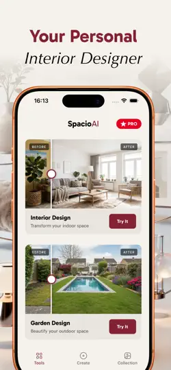 Captura de pantalla de Planner 5D en iPhone 1