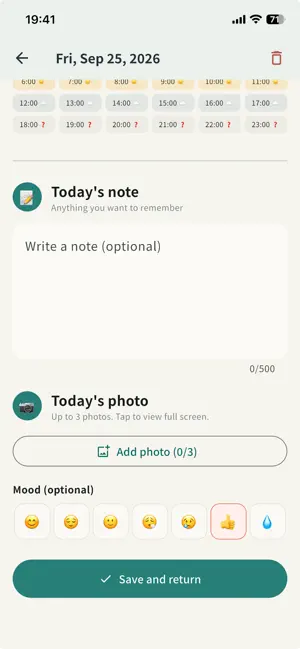 Weather Calendar Journal screenshot 3