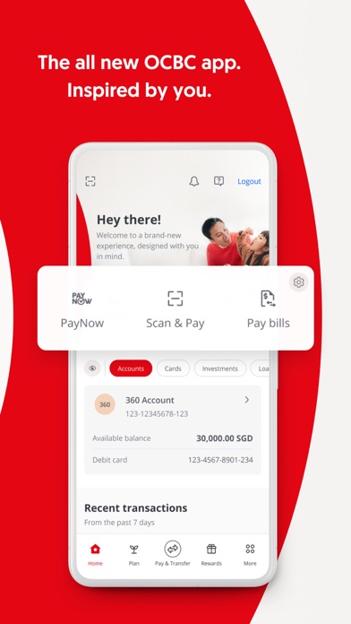 OCBC Singapore Screenshot
