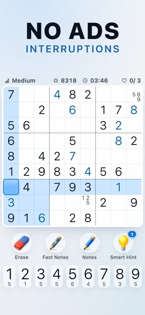 Sudoku No Pop-up Ads screenshot 2