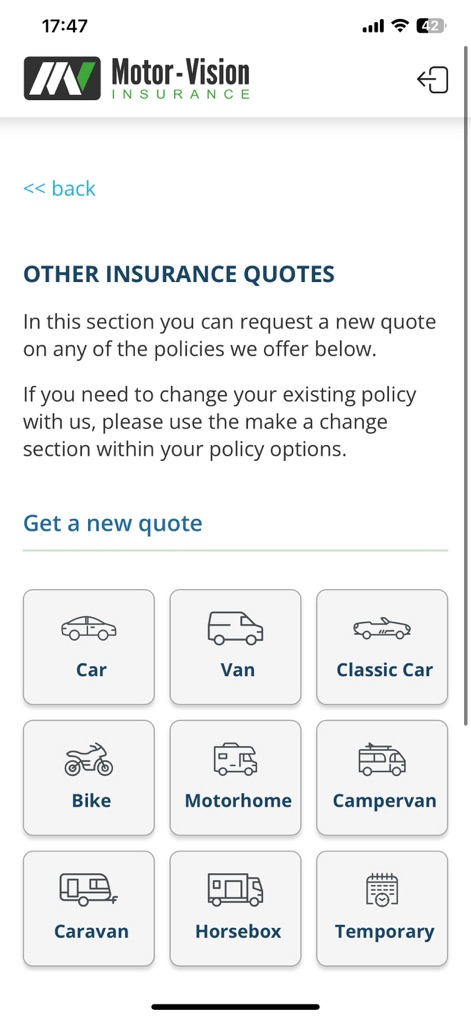 Motor Vision Insurance - Business App | MWM