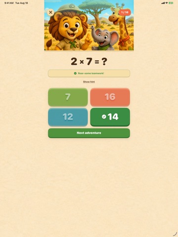 TimesZoo iPad screenshot
