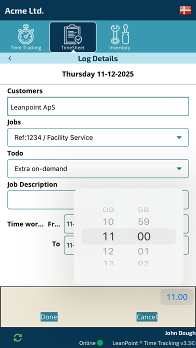 App screenshot