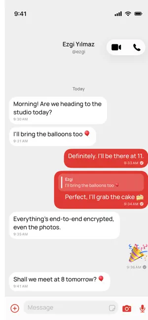 Nybble - Encrypted Chat screenshot 2